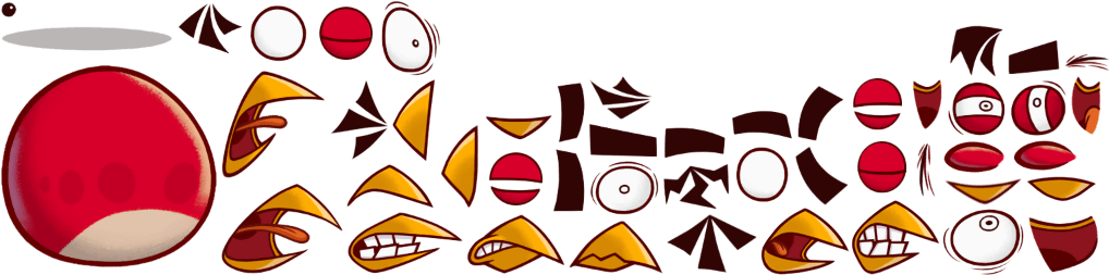 Click For Full Sized Image Red - Angry Birds Red Sheet (1024x256), Png Download