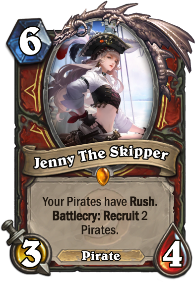 I Swear, Pirates Are Following Her Not Because Of The - Flobbidinous Floop Hearthstone (400x569), Png Download