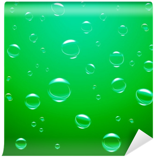 Bubble Green Gas Water Background Wall Mural • Pixers® - Water (400x400), Png Download