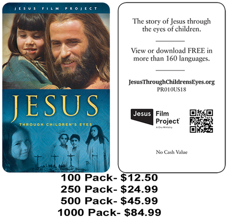 "jesus Through Children's Eyes" Gift Card - Through Children's Eyes (500x470), Png Download
