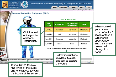 Follow Instructions Provided In Audio And Text To Explore - Fema (486x326), Png Download