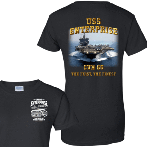 Image Of Uss Enterprise Cvn 65 T Shirts And Hoodies - Uss Enterprise Cvn-65 Mousepad (480x480), Png Download