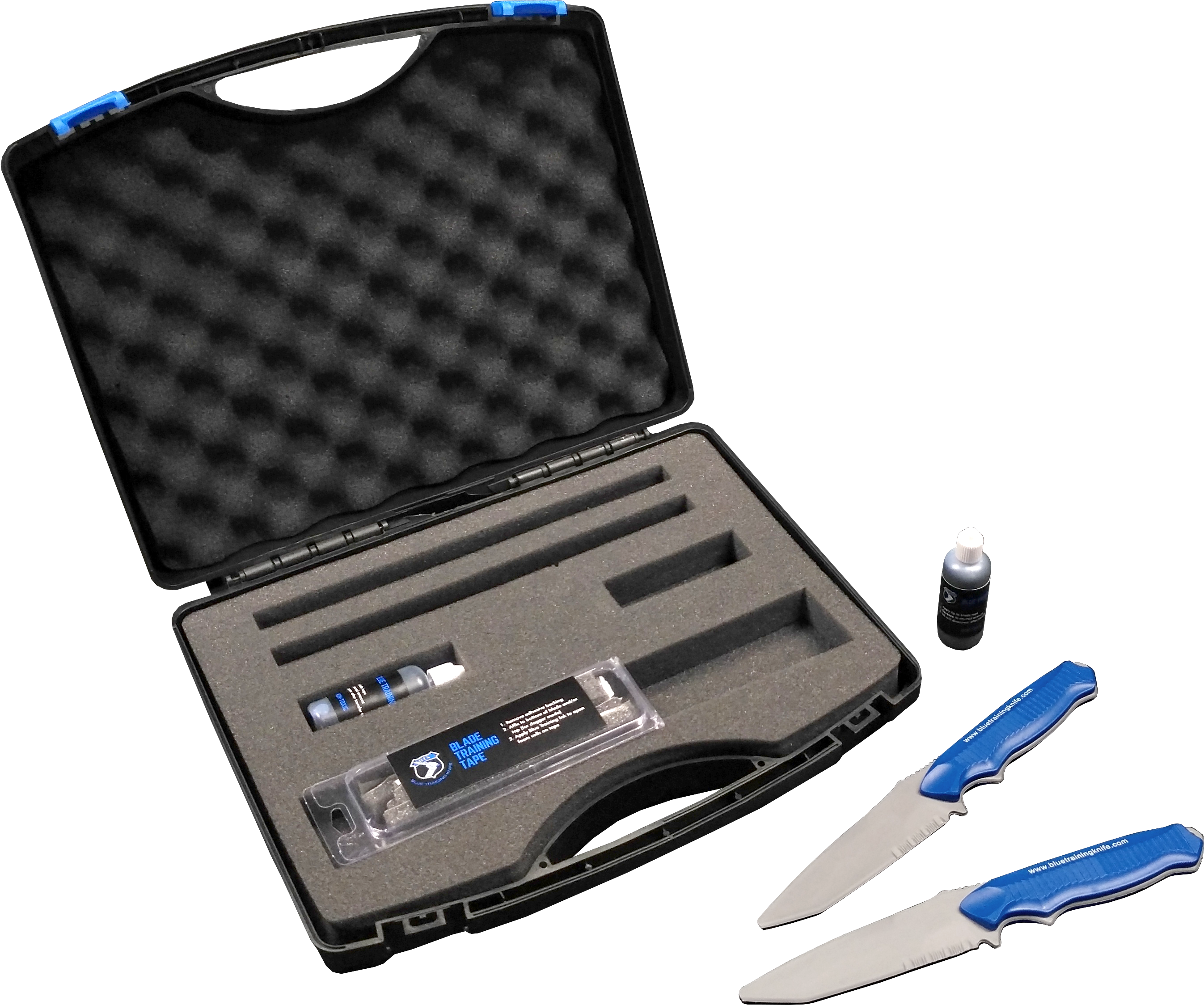 Blue Training Knife Kit (2851x2456), Png Download