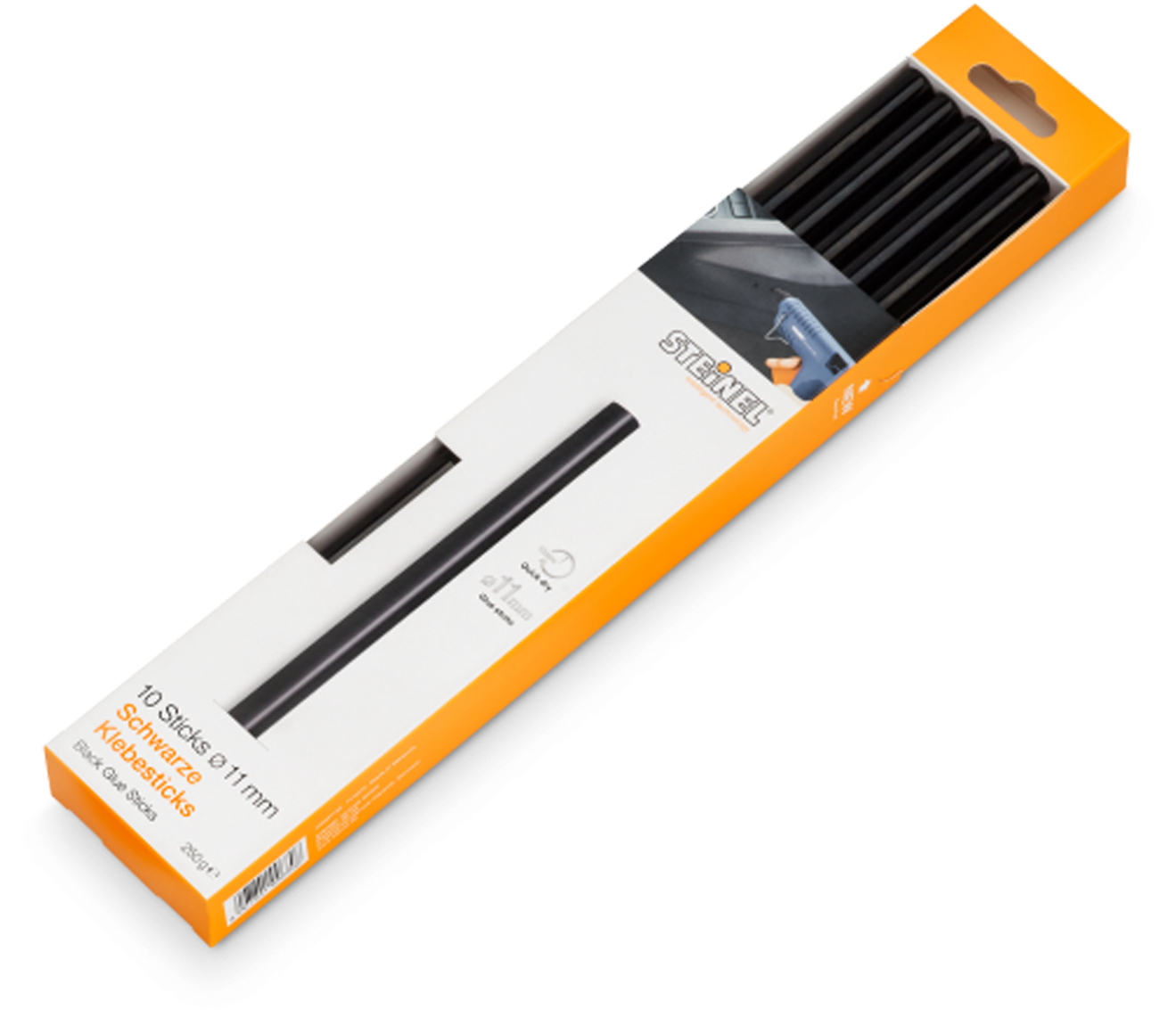 Glue Sticks Ø 11 Mm Black - 10 Pc(s)hot Glue Sticks11 Mm N/a Black Steinel 006792 (1380x1380), Png Download