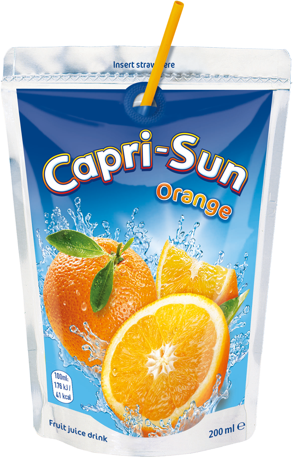 Capri Sun Blackcurrant 200ml (1500x1500), Png Download