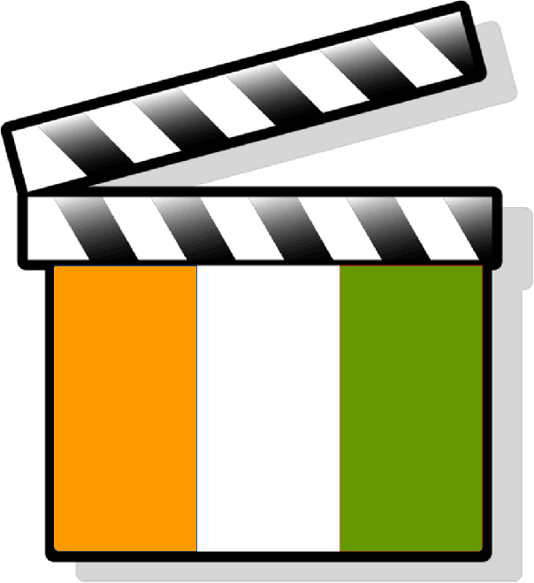 Côte D'ivoire Film Clap - Film Clap (604x659), Png Download
