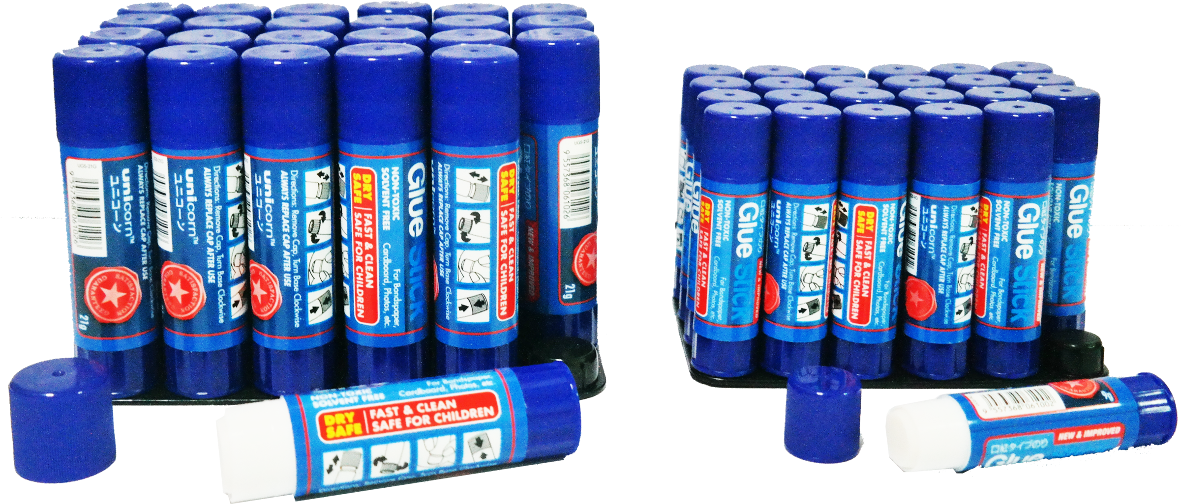Unicorn Glue Stick - Glue Stick (2400x1048), Png Download