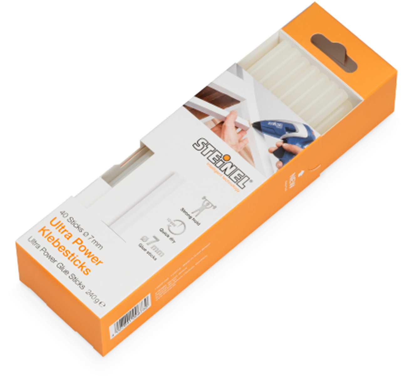 Glue Sticks, Ø 7 Mm Ultra-power - Steinel Hot Melt Glue Sticks 7 Mm 150 Mm Transparent (1380x1380), Png Download