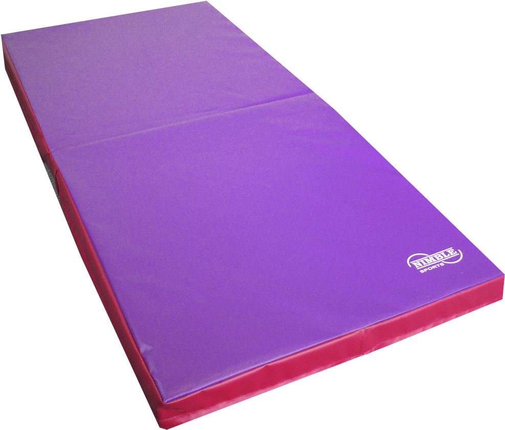 Pink And Purple Landing Mat Crash Mat - Gymnastics (1000x855), Png Download
