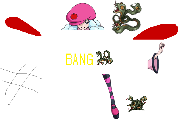 Chimera Snake Defeated By Hosshiwa Make It Explode - Portable Network Graphics (619x432), Png Download