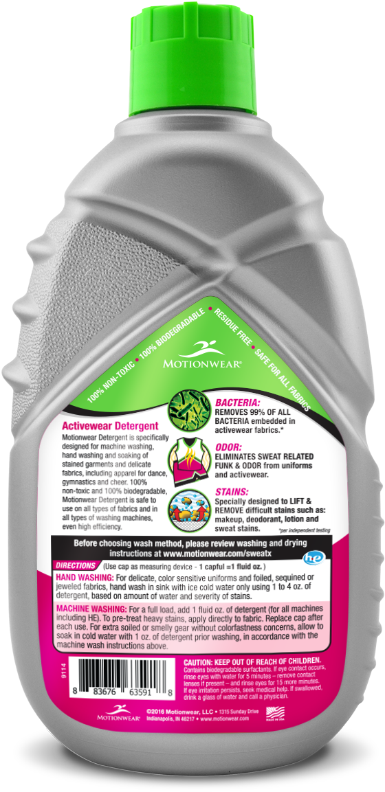 Sweat X Delicate Uniform Detergent And Soak Solution - Sweat X Sport Laundry Detergent (1200x1200), Png Download