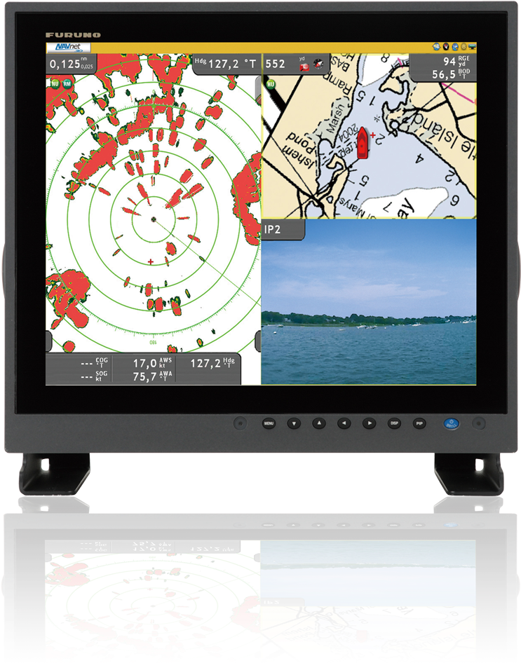 Hr Mu190hd Reflection - Furuno Navnet 3d 8.4" Color Multi Function Lcd Display (1000x1000), Png Download