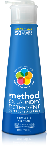 Method Free & Clear Laundry Detergent 50 Loads (322x558), Png Download