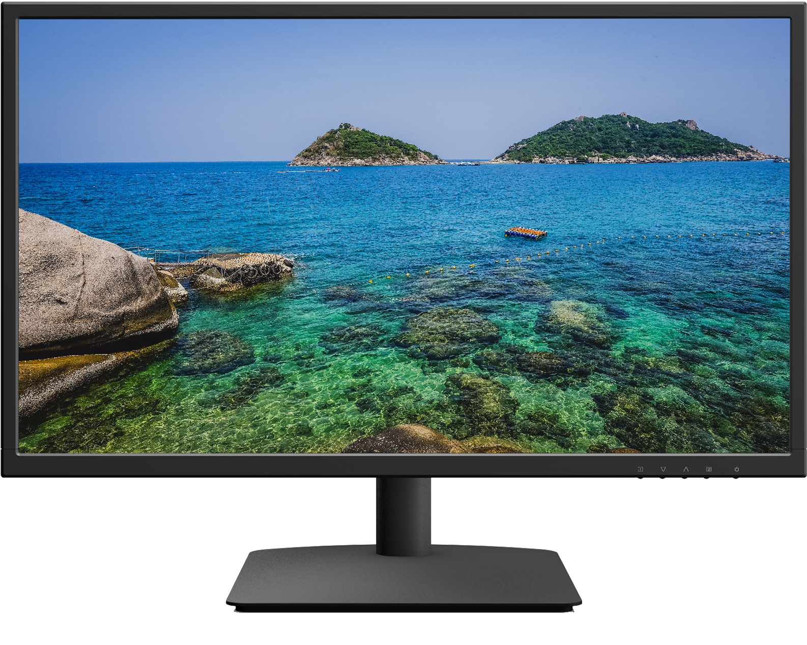 Pll2450mw Front - Planar Pll2450mw - 24" Led Monitor - Fullhd (1920x1338), Png Download