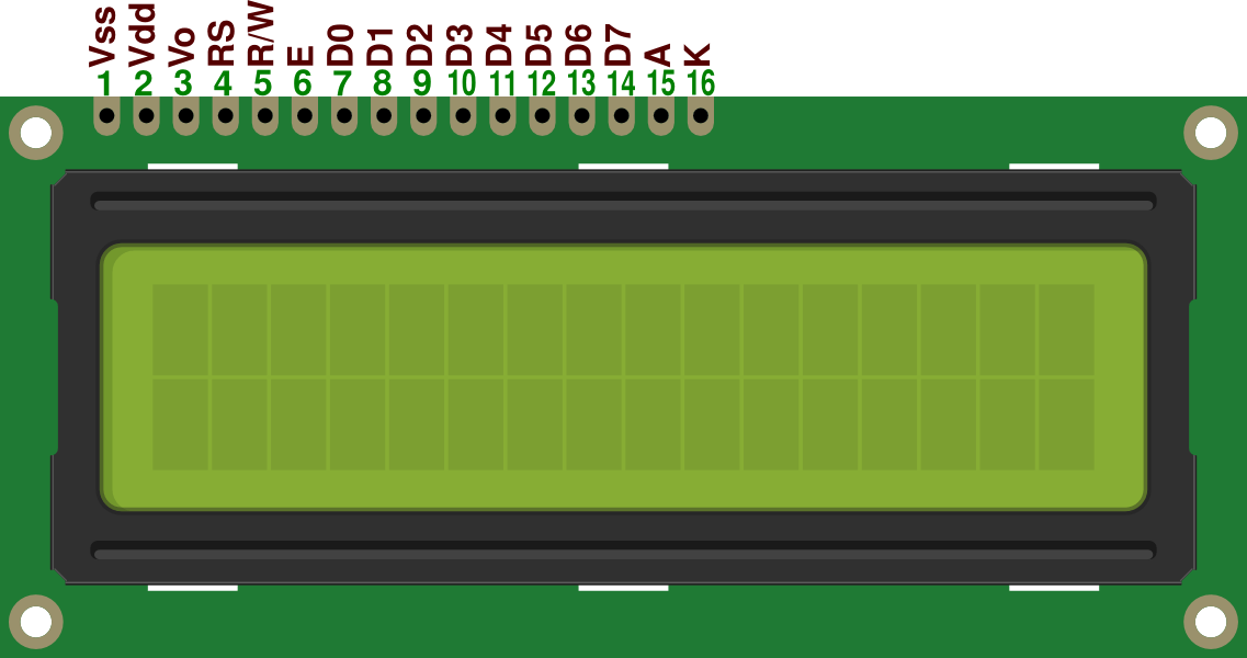 Arduino Lcd - 16 X 2 Lcd Png - Free Transparent PNG Download - PNGkey