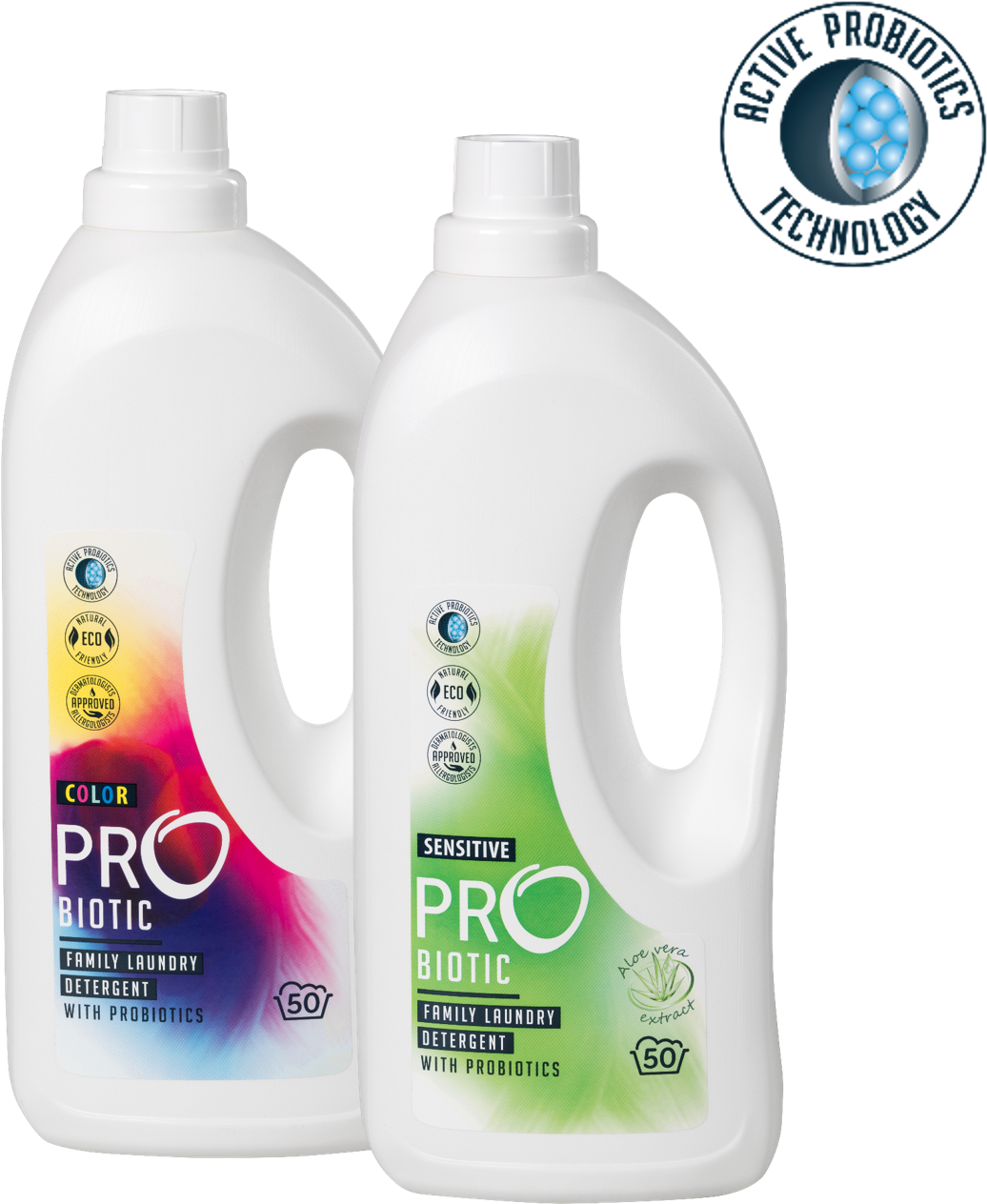 New Probiotic Liquid Laundry Detergents With Unique - Probiotic Detergent (1081x1310), Png Download