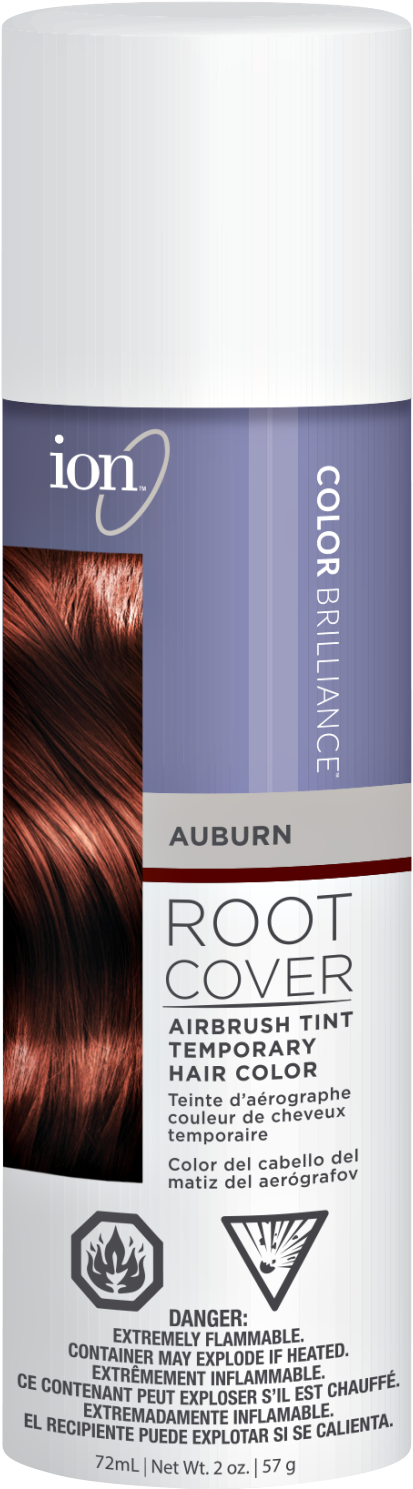 Black Root Cover Airbrush Tint 2 Oz. Ion Home. Professional (1500x1500), Png Download