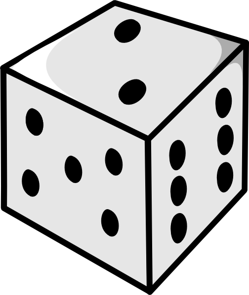 Cartoon Images Of Dice (504x598), Png Download