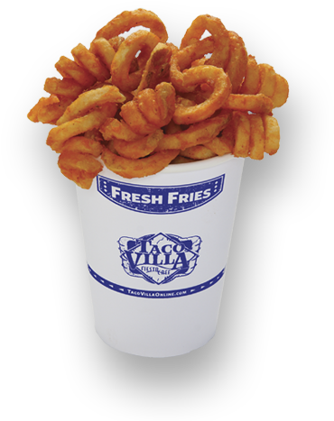 Mexi-curls - Taco Villa Curly Fries (438x480), Png Download