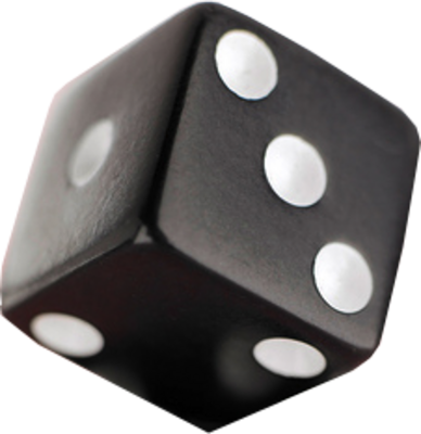Psd Detail - Black Dice (388x400), Png Download