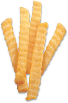 Mccain® Ovations® Regular Crinkle Fries Mccain - Potato Chip (400x400), Png Download