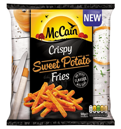 Crispy Sweet Potato Fries - Mccain Spicy Peri-peri Fries 750g (524x418), Png Download