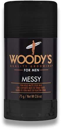 Messy Styling Stick - Woodys Messy Firm Hold Matte Stick Wax - 2.6oz (set (500x561), Png Download