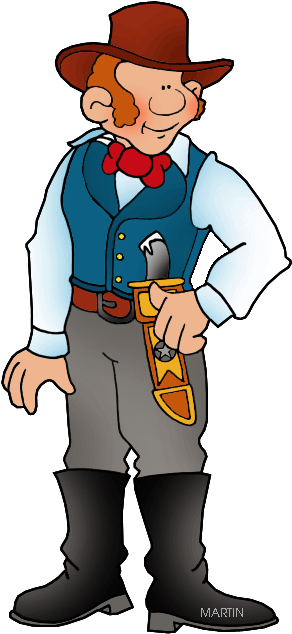 United States Clip Art By Phillip Martin, Famous People - Famous Texans (350x648), Png Download