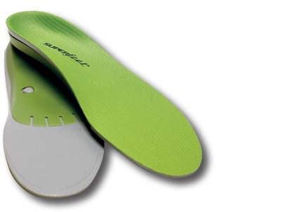 Superfeet Green Premium Insoles - Superfeet Green (442x307), Png Download