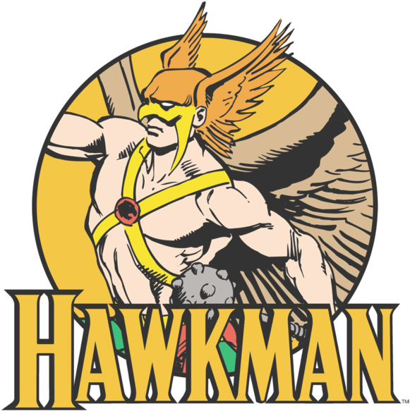 Dc Comics Hawkman Men's Regular Fit T-shirt - Dc/hawkman Junior Sheer In Coffee, Girl's, Brown, Size (586x600), Png Download