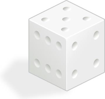 Dice Computer Icons Download Graphic Arts Drawing - Clip Art (359x340), Png Download