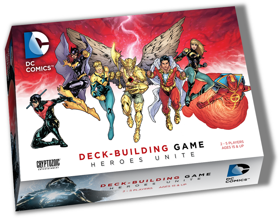 Dc Comics Deck-building Game - Dc Comics Deck Building Game Heroes Unite (1000x767), Png Download
