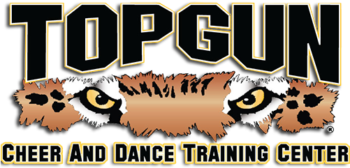 Top Gun Cheerleading Logo Ideas - Top Gun Cheer And Dance Training Center (500x286), Png Download