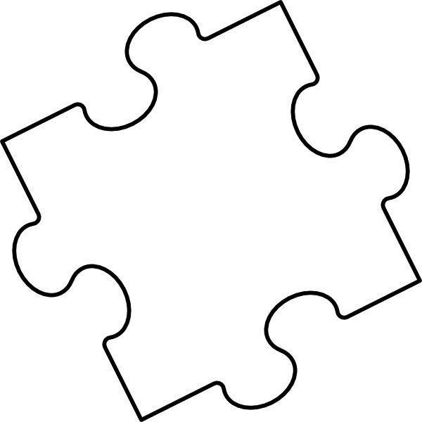 Blank Puzzle Pieces, Puzzle Piece Crafts, Autism Puzzle - Class Puzzle Piece Template Printable (600x600), Png Download