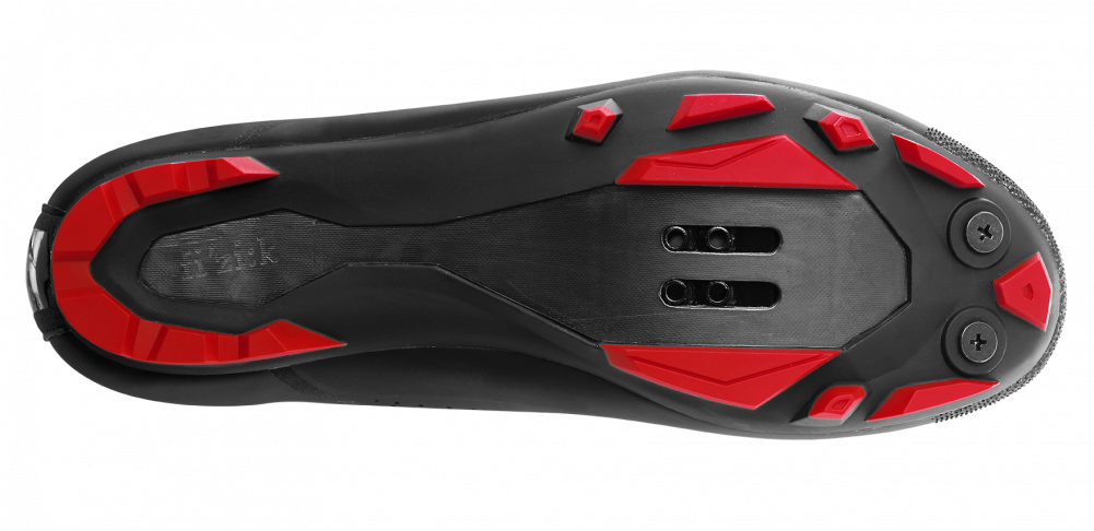 Scarpa Ciclismo Mtb Fizik M4b Man Sole - Fizik M3b Uomo Black Red (1000x1000), Png Download