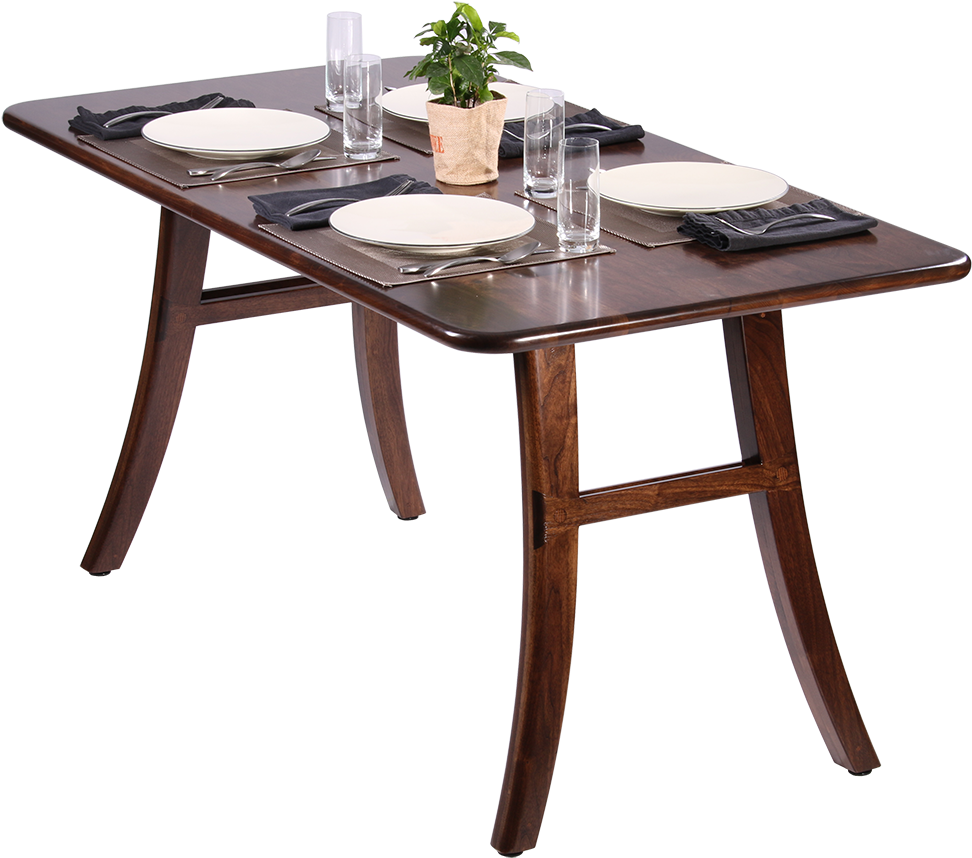 Loft Dining Table, Black Walnut - Dining Room (1000x886), Png Download