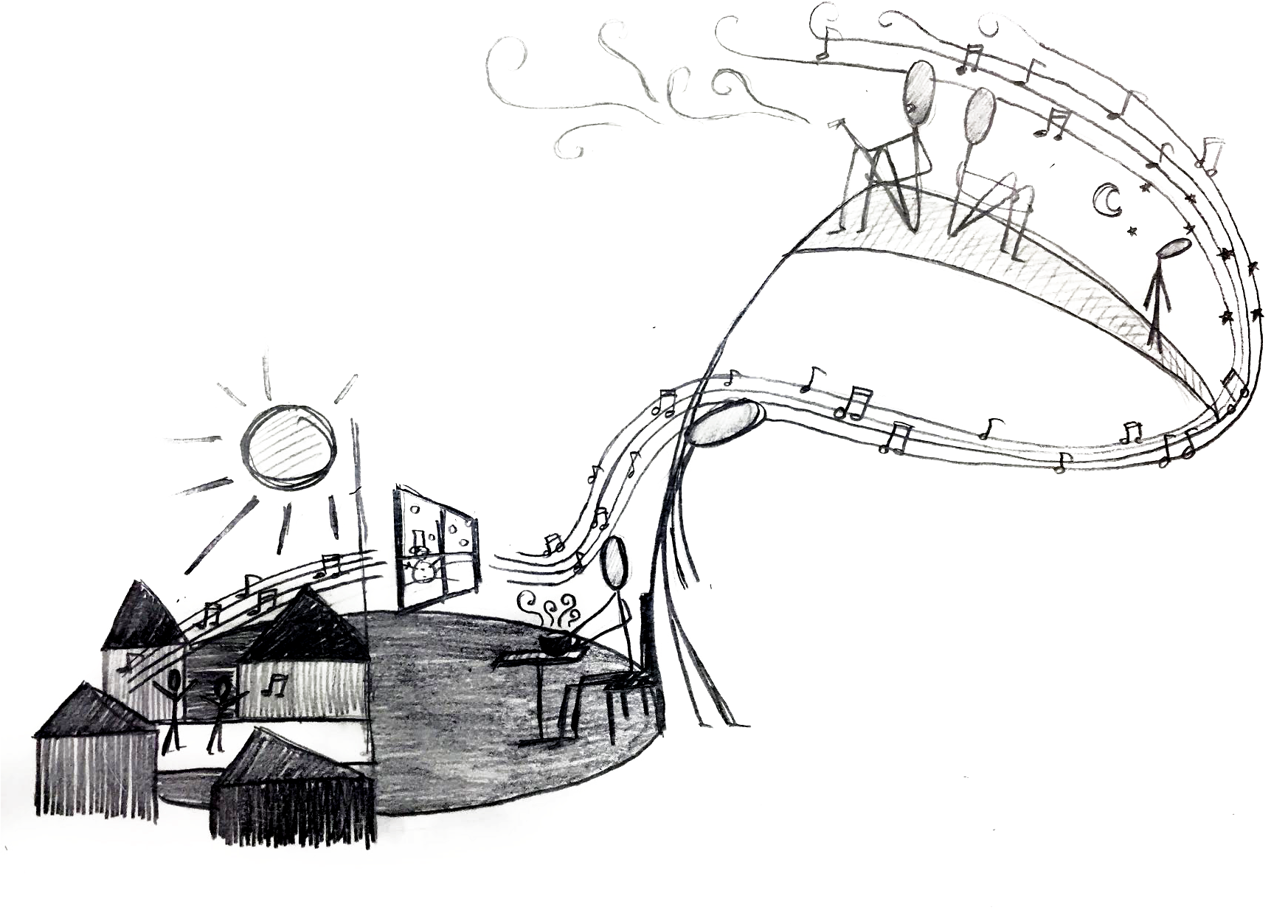 Puzzle Pieces - Line Art (1745x1309), Png Download