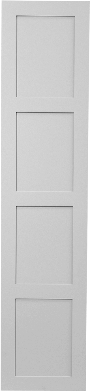 Jacobean Shaker Wardrobe Door - Locker (1000x1503), Png Download