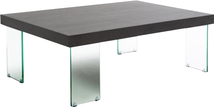 Eurostyle Cabrio Coffee Table Glass In Clear And Wenge - Euro Style Coffee Table In Wenge Finish (798x798), Png Download