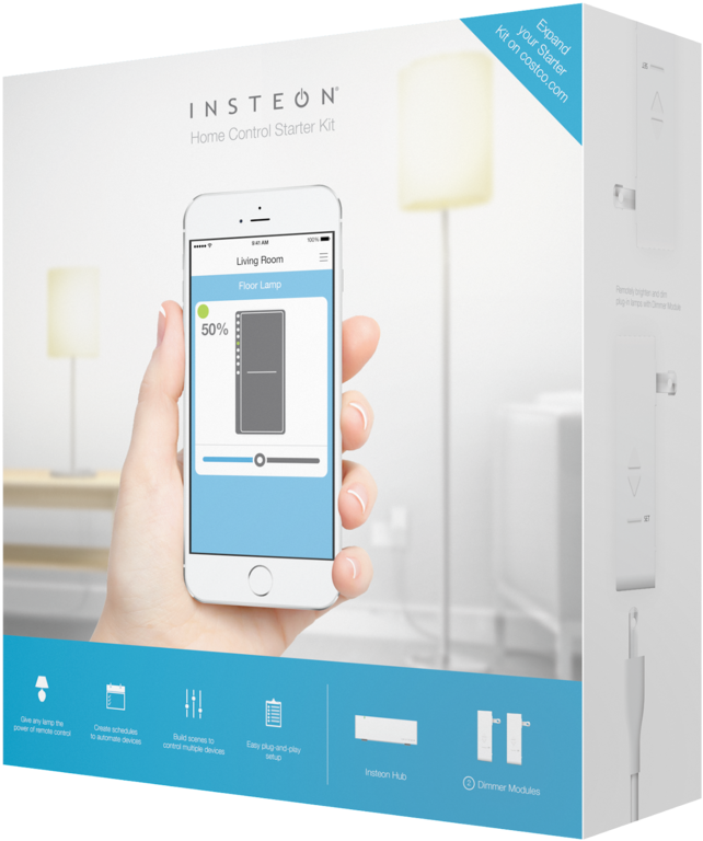 Sarter Kits And Hubs - Insteon Home Control Starter Kit, 1 Hub (1000x1000), Png Download