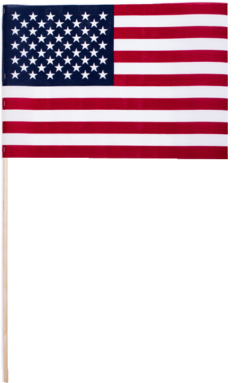 Red And Blue Open Flags - Canada And Us Love (399x600), Png Download