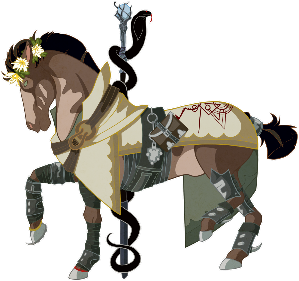 Dorian Pavus, Carousel Horse - Illustration (1280x989), Png Download