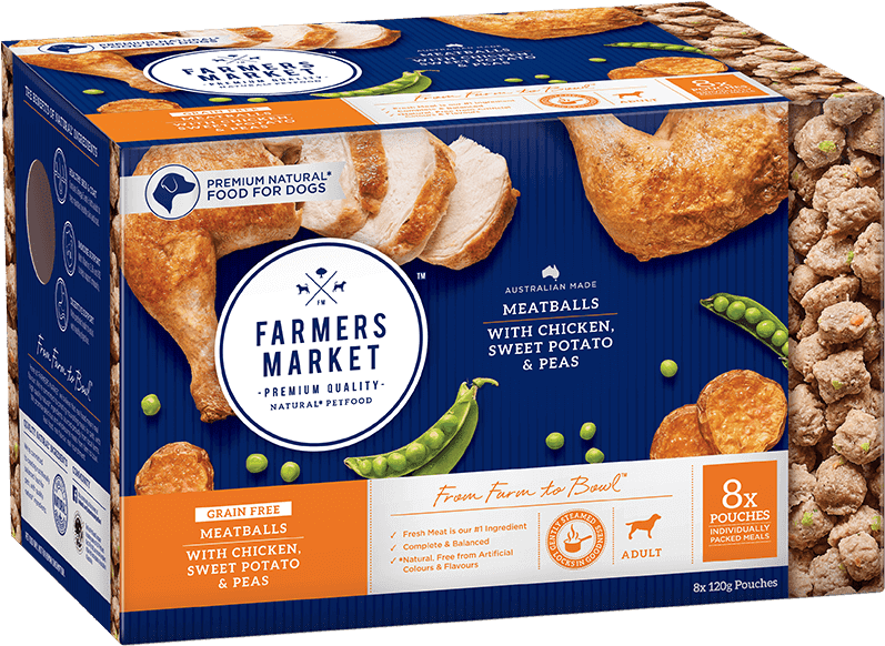 Meatballs For Dogs - Farmers Market Pet Food 4 (796x594), Png Download