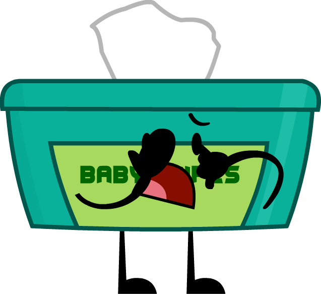 Baby Wipes - Object Saga Baby Wipes (637x583), Png Download