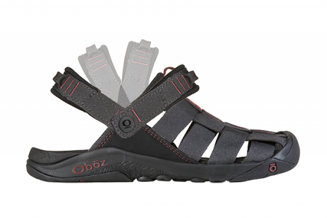 Pivoting Heel Strap - Fisherman Sandal (640x427), Png Download