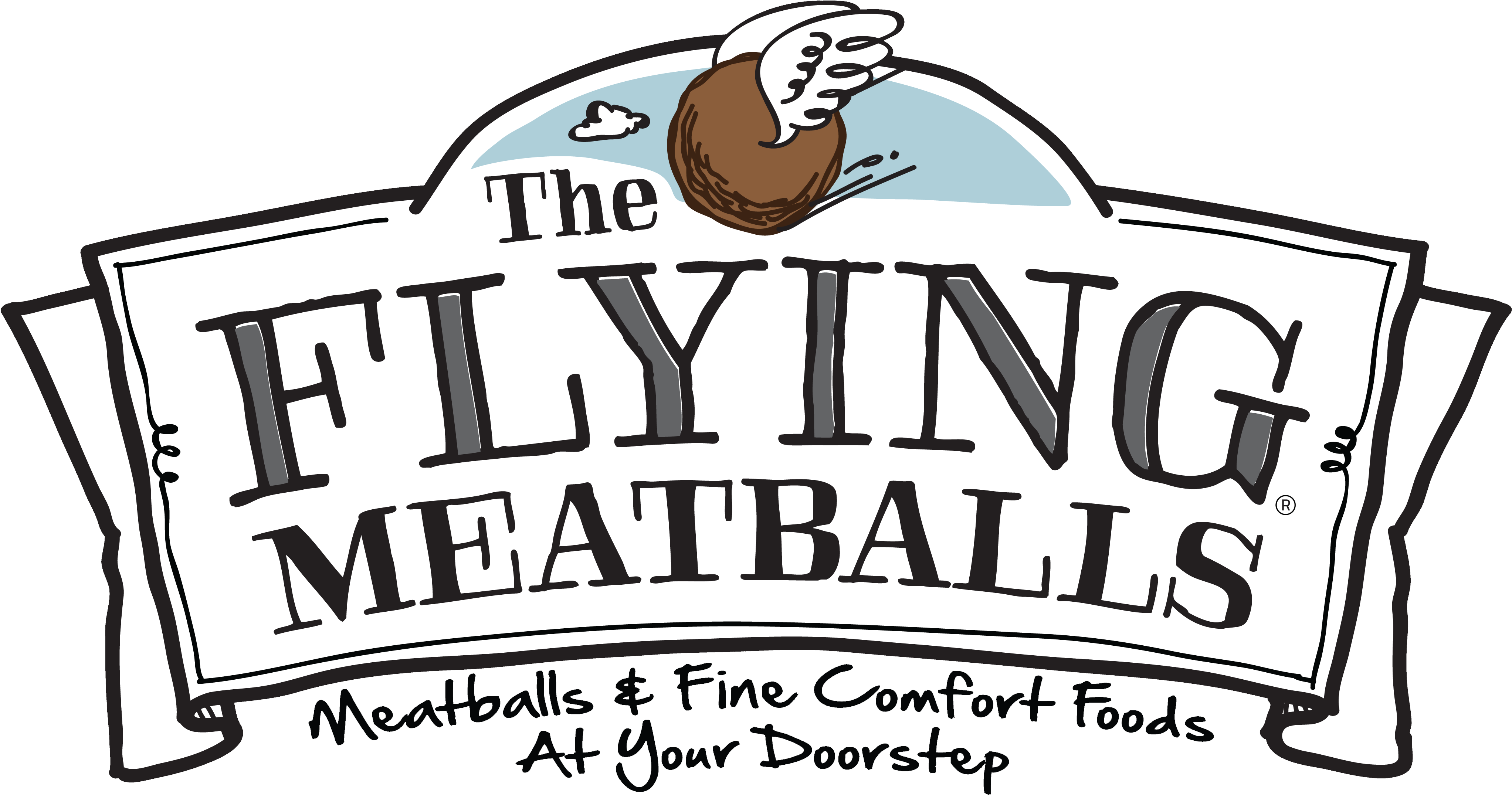 Flying Meatballs (4753x2376), Png Download