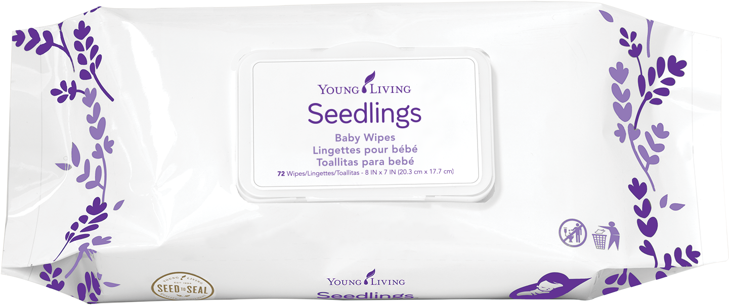 Seedlings Baby Wipes, Calm - Young Living Seedlings Wipes (1500x880), Png Download