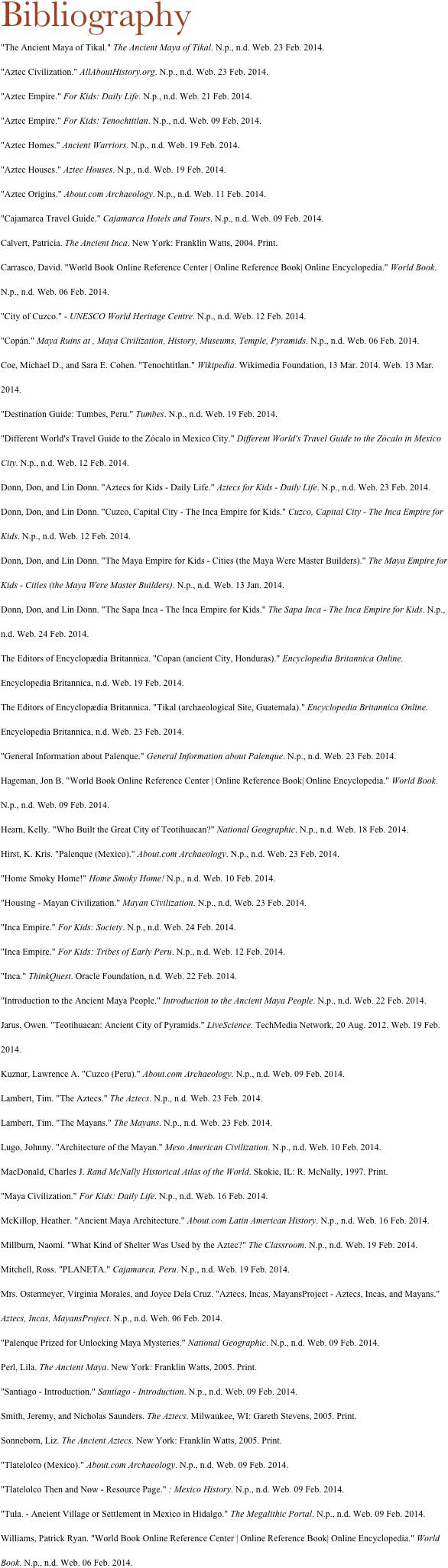 Bibliography "the Ancient Maya Of Tikal - Document (586x2053), Png Download