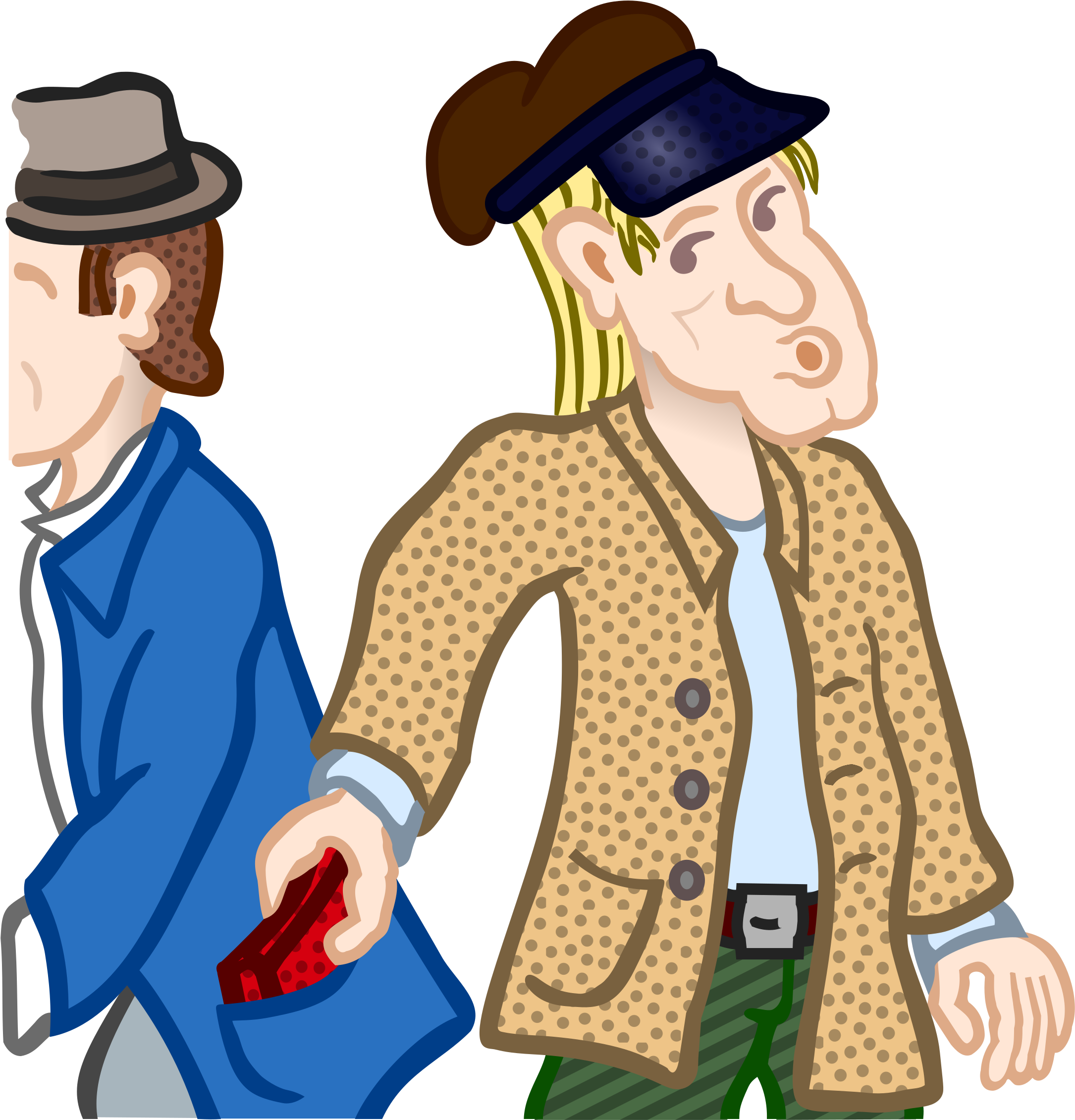 Clipart - Pickpocket Clipart Png (2400x2413), Png Download