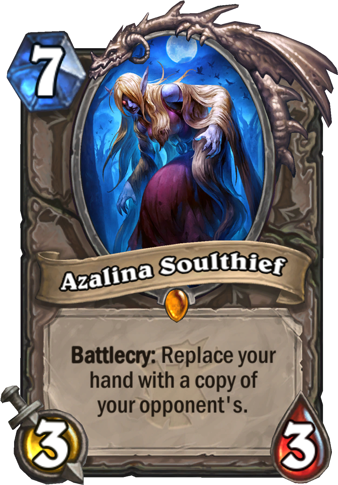 Azalina Soulthief Card - Azalina Soulthief (300x429), Png Download